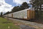  ETTX 703516 at the tail end of a line of autoracks